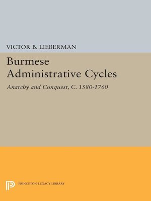 cover image of Burmese Administrative Cycles